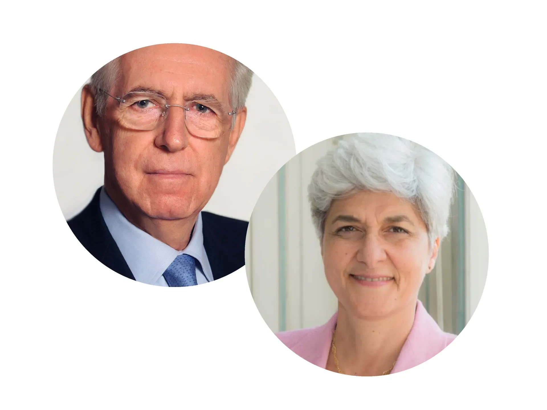 Mario Monti e Sylvie Goulard a Bergamo lunedì 17 novembre