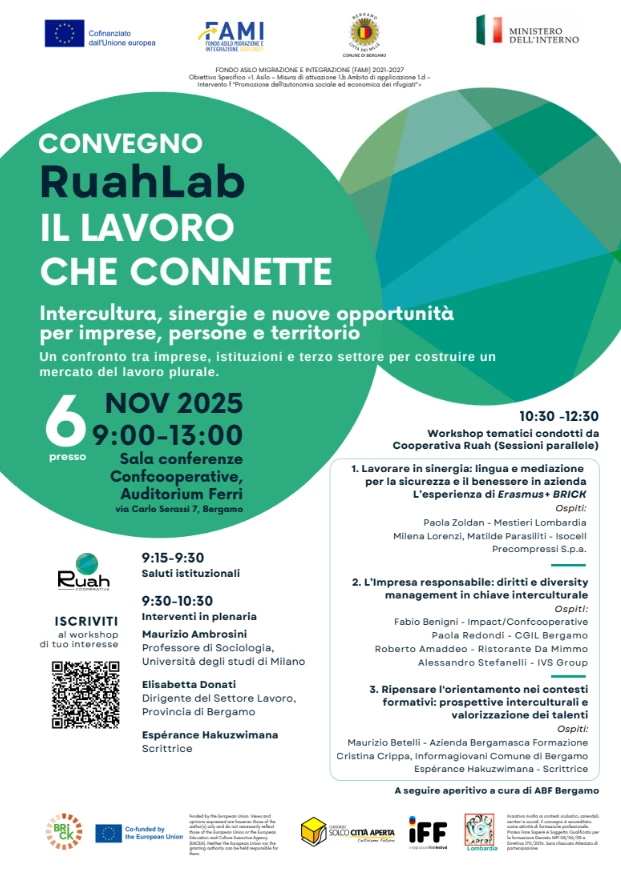 Il lavoro che connette: convegno Ruah